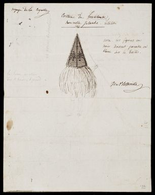 Blosseville, Jules Alphonse Rene Porret de, 1802-1833 :Costume de Louklouk. Nouvelle Irlande. Likiliki. [1826]