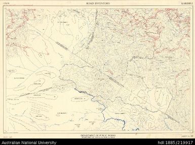 Papua New Guinea, Karimui, Road Inventory Series, Sheet 19, 1:250 000, 1967