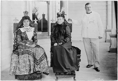 Queen Lavinia of Tonga, Mrs Seddon and Richard Seddon