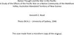 Native thought and the war in the Pacific : a study of the effects of the Pacific war on a native community of the Markham Valley, Australian Mandated Territory of New Guinea