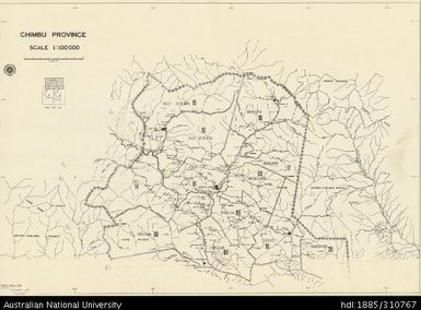 Papua New Guinea, Chimbu Province, National Census 1980, Sheet 1 of 3, 1979, 1:100 000