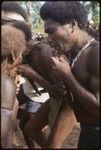 The panpipers accompanying the sango dancers