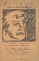 Bulletin de la Société des Études Océaniennes numéro 133-134