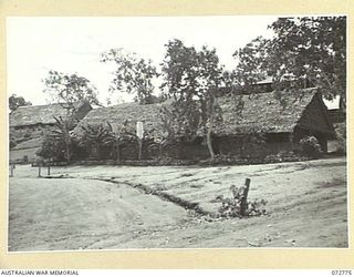 PORT MORESBY, NEW GUINEA. 1944-05-01. THE OFFICE OF THE DEPUTY DIRECTOR OF SERVICES AND TRANSPORT, AT THE CAMP STAFF AREA, HEADQUARTERS NEW GUINEA FORCE