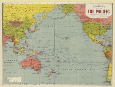 Craigie's map of the Pacific on Mercator's projection / J.K.C