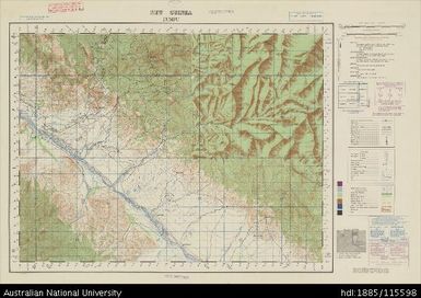 Papua New Guinea, Equatorial New Guinea, Dumpu, 1 Inch series, Sheet 1789, 1945, 1:63 360