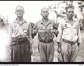 RABAUL, NEW BRITAIN, 1946-01-17. IDENTIFICATION PHOTOGRAPH OF SUSPECTED JAPANESE WAR CRIMINALS