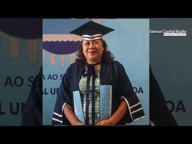 Toe tōfia Tuifuisa’a Patila Amosa ‘i le ‘Ōfisa Sili ‘o le Pūlega ‘o le Iunivesitē Aoao ‘o Sāmoa