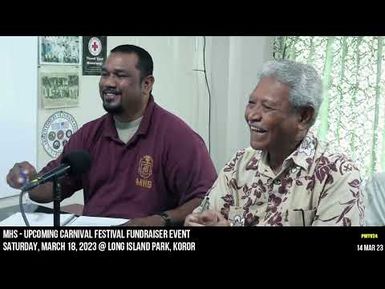 Talk Show on MHS Upcoming Carnival Festival Fundraiser Event (18MAR23)