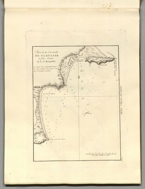 Plano de las Ensenadas de Pampatar y Pto. Moreno en la Ia. Margaríta.