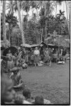 Mortuary ceremony, Omarakana: women, including anthropologist Annette Weiner, at exchange ritual