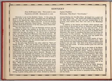 (Text Page) Kentucky.