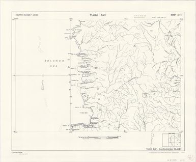 Solomon Islands 1:50,000: Tiaro Bay (Sheet 3)