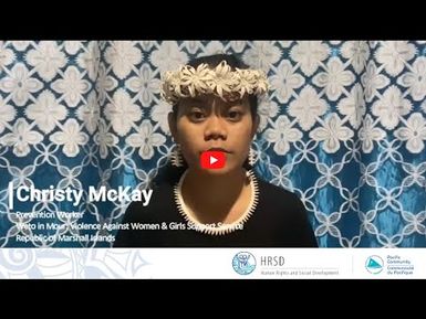 16 Days of Activism - Christy Mckay, RMI