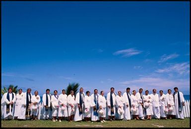 Constitution Day ceremony, Rarotonga, Cook Islands