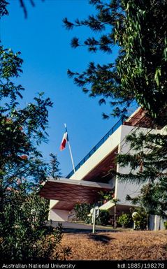 New Caledonia - white building, grounds