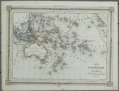 Carte de l'Oceanie / dressee et dessinee sous la direction de Mr. J.G. Barbie de Bocage ; Ch. Smith sculpt. ; George illustravt. et dirext