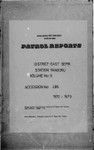Patrol Reports. East Sepik District, Yangoru, 1972 - 1973