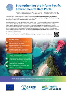 Strengthening the Inform Pacific Environmental Data Portal