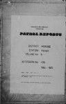 Patrol Reports. Morobe District, Kaiapit, 1964 - 1965