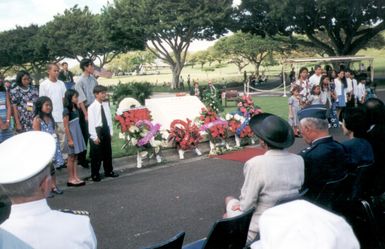 Memorial service, reunion of Nisei veterans