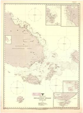 [German nautical charts of German New Guinea, Micronesia, Samoa and Kiautschou]: Sudlicher Stiller Ozean. Salomon Inseln. Bougainville Strasze. (Sheet 394)