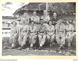 LAE AREA, NEW GUINEA, 1945-08-23. MEMBERS OF GENERAL STAFF (OPERATIONS), HEADQUARTERS FIRST ARMY