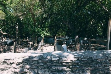 Pig pen, Atafu, Tokelau