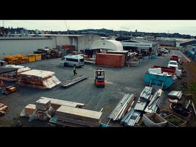 Māori/Pacific family at the heart of a recycling operation in Auckland