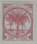 Stamp: Samoan One Penny