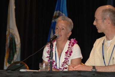 [Assignment: 48-DPA-09-30-08_SOI_K_Isl_Conf_Final] Final day of Insular Areas Health Summit [("The Future of Health Care in the Insular Areas: A Leaders Summit") at the Marriott Hotel in] Honolulu, Hawaii, where Interior Secretary Dirk Kempthorne [joined senior federal health officials and leaders of the U.S. territories and freely associated states to discuss strategies and initiatives for advancing health care in those communinties [48-DPA-09-30-08_SOI_K_Isl_Conf_Final_DOI_0813.JPG]