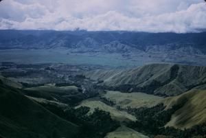 [Aerial view of upper Markham Valley, Papua New Guinea]