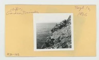 [Cliffs in Hawaii, envelope IE30-102]