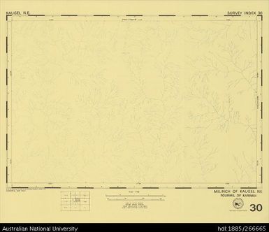 Papua New Guinea, Kaugel NE, Survey Index 30, 1:50 000, 1973