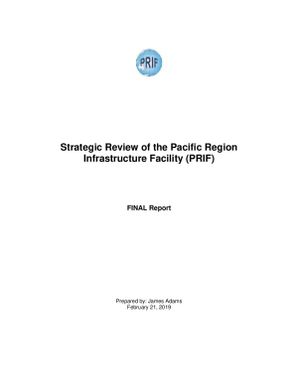 Strategic Review of the Pacific Region Infrastructure Facility (PRIF)