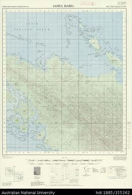 Solomon Islands, British Solomon Islands Protectorate, Santa Isabel, Series: X711, 7-158-11 & part-7, 1969, 1:50 000