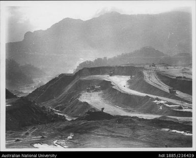 Removing Over-burden, Bougainville Copper Project, Panguna