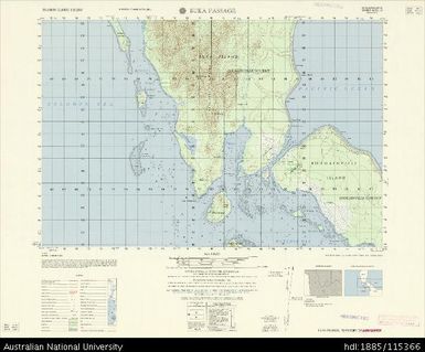 Papua New Guinea, Bougainville, Buka Passage, Series: AMS X713, Sheet 6741 IV, 1966, 1:50 000