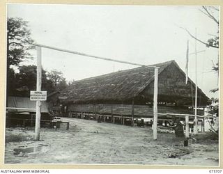LANGEMAK BAY, NEW GUINEA. 1944-08-21. THE RAN STAFF OFFICE