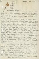 Letter from Bobby Johnston to Warren [Letter 130]