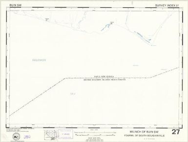 Milinch of ... : fourmil of ... (27 - Fourmil of Bougainville South - Milinch of Buin SW)