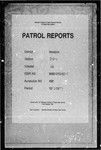 Patrol Reports. Western District, Daru, 1972 - 1973