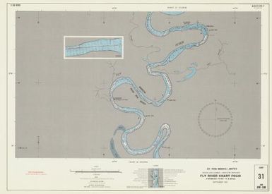 Fly River chart folio Korimoro Point to Kiunga navigation charts : hydrographic survey of the Fly River, Papua New Guinea - Western Province (31)
