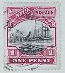 Stamp: Niuean One Penny