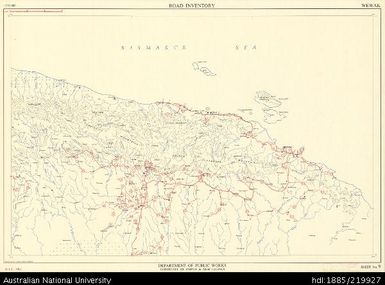 Papua New Guinea, Wewak, Road Inventory Series, Sheet 9, 1:250 000, 1967