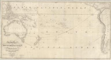 A new chart of the South Pacific Ocean, including Australasia, the East India Islands, Polynesia, & the western part of South America