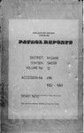 Patrol Reports. Madang District, Saidor, 1962 - 1963