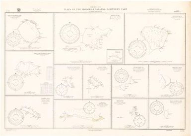 Plans of the Marshall Islands, northern part, North Pacific Ocean : from the latest information to 1931 / Hydrographic Office, U.S. Navy