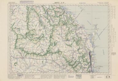 Australian aeronautical map (Sheet G9)