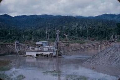 [Gold dredge in Bulolo, Papua New Guinea]